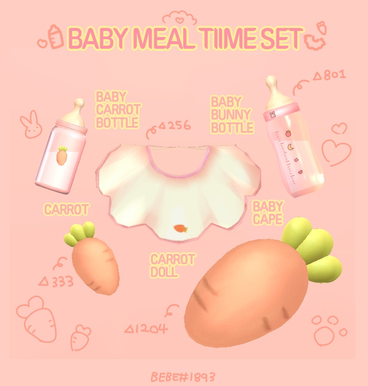 baby meal time set