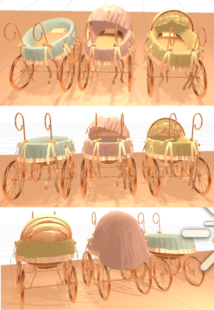 赤ちゃん ゆりかご baby cradle,bed/vrchat