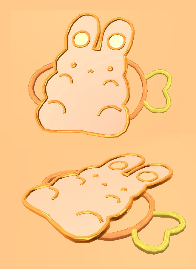 cutie bunny set/うさぎピンSET