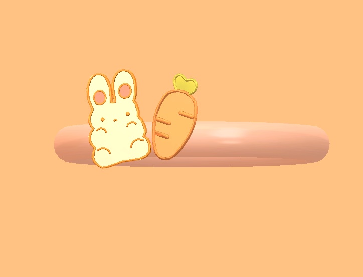 cutie bunny set/うさぎピンSET