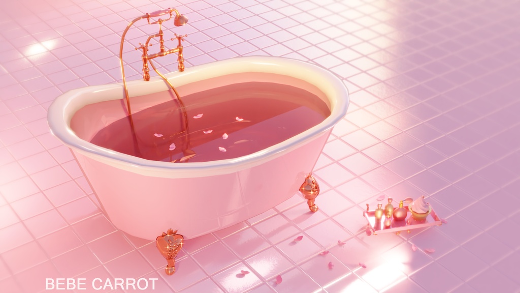 バラ浴槽 ROSE BATH