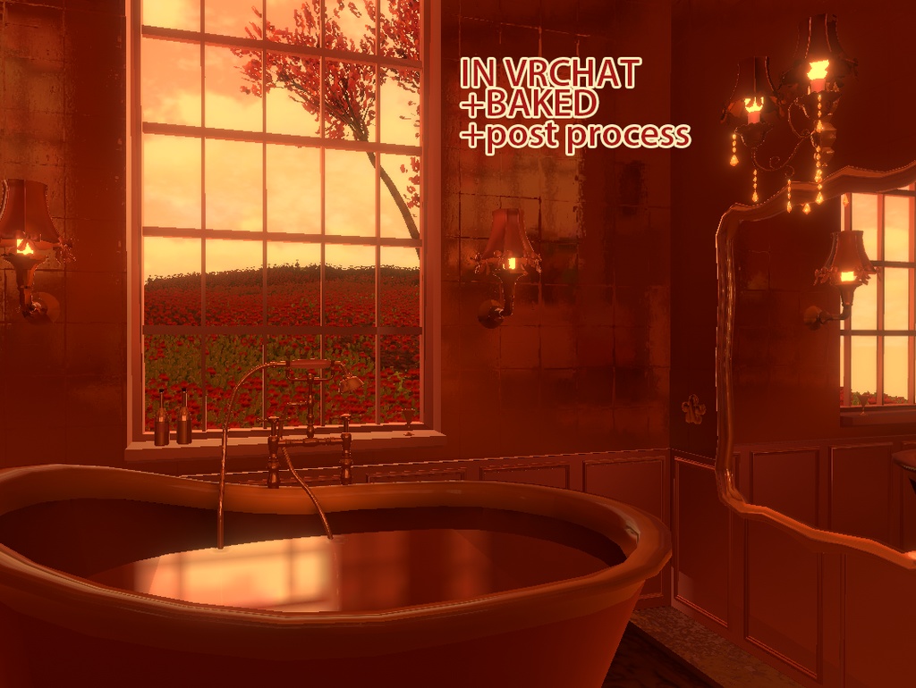 バラ浴槽 ROSE BATH