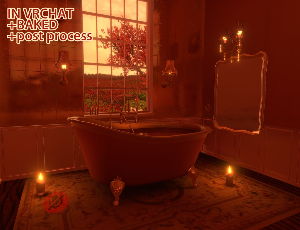 バラ浴槽 ROSE BATH