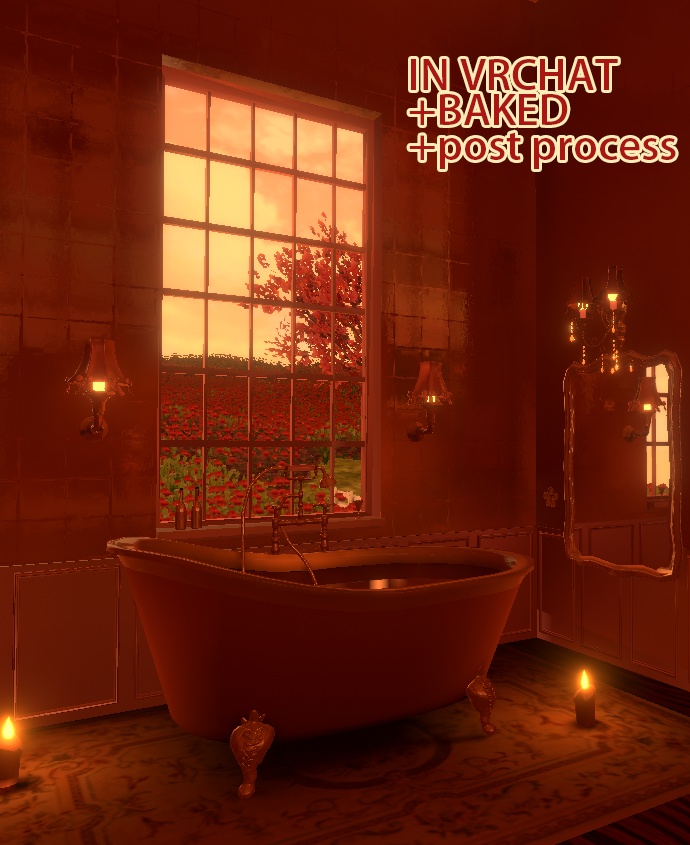 バラ浴槽 ROSE BATH