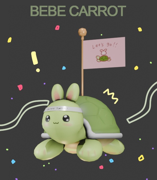 VRChat Bunny Turtle Doll