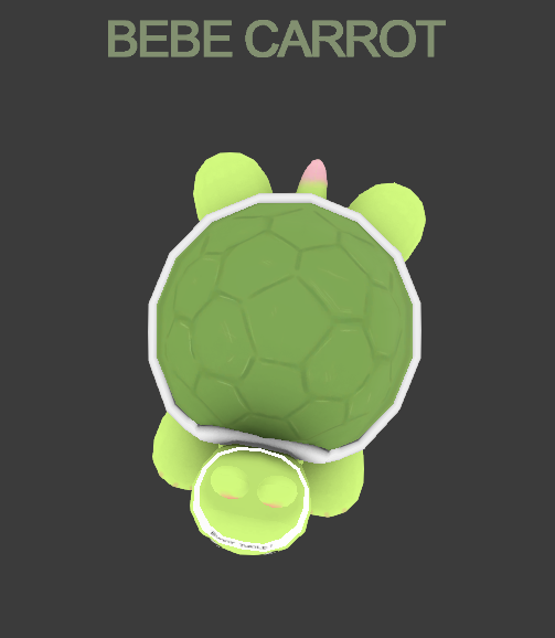VRChat Bunny Turtle Doll - bebecarrot - BOOTH