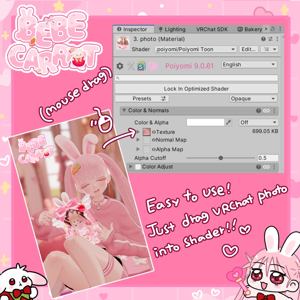 💗どきどき カードデコケース Photo top loader 💗