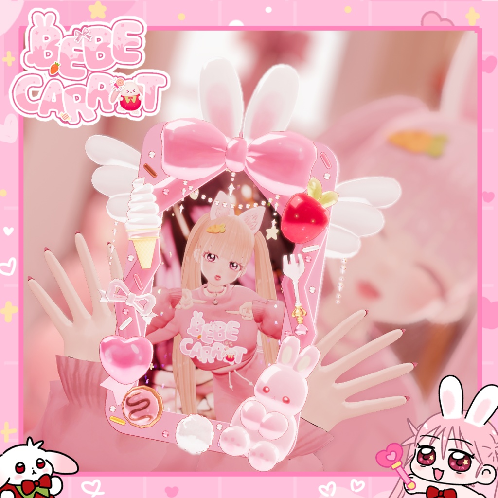 💗どきどき カードデコケース Photo top loader 💗