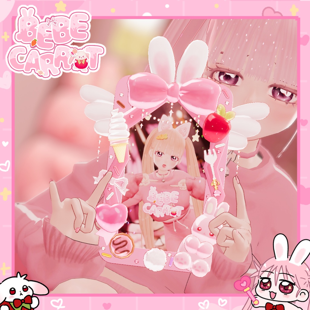 💗どきどき カードデコケース Photo top loader 💗