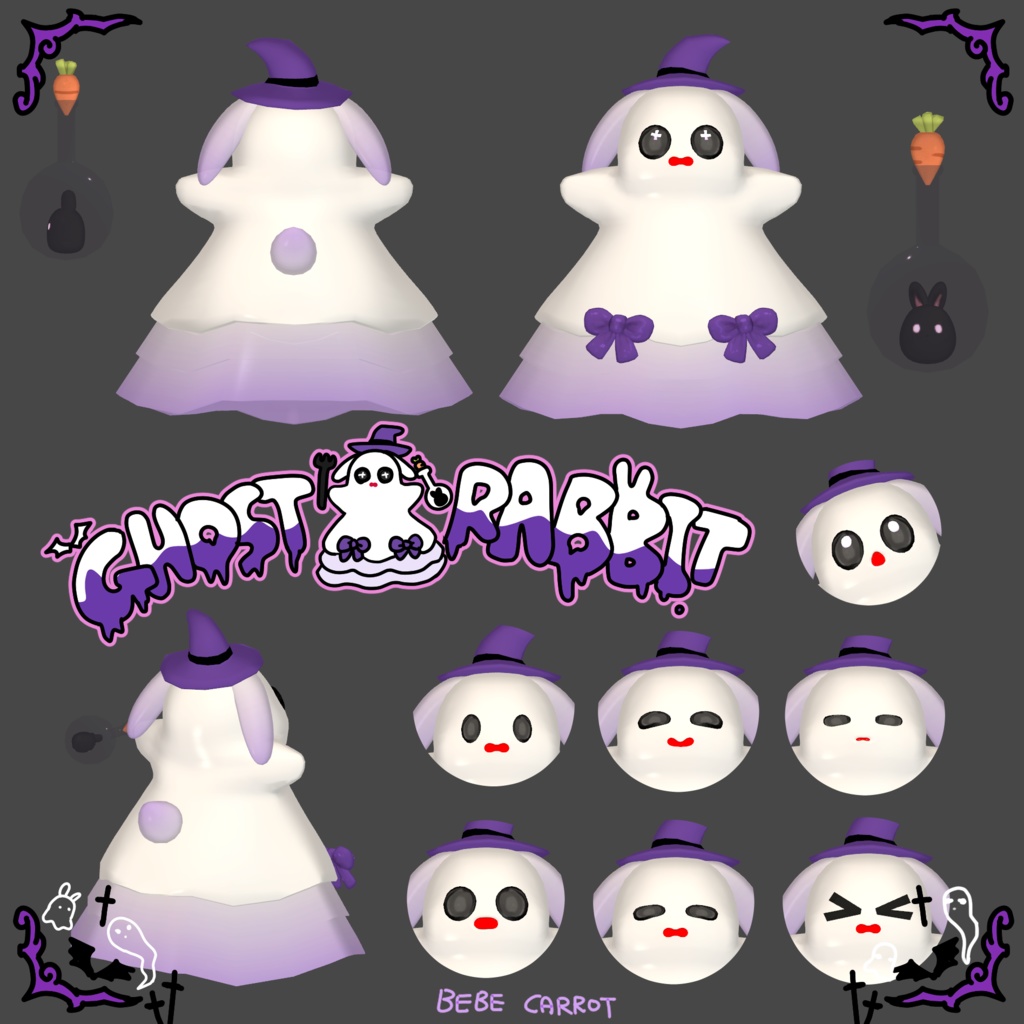 Ghost Rabbit avatar & doll ハロウィン Halloween