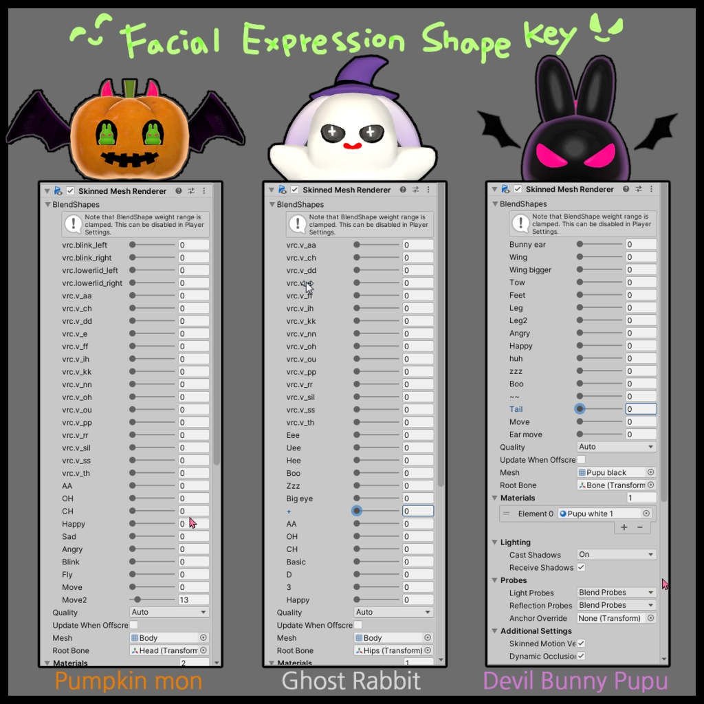 Ghost Rabbit avatar & doll ハロウィン Halloween