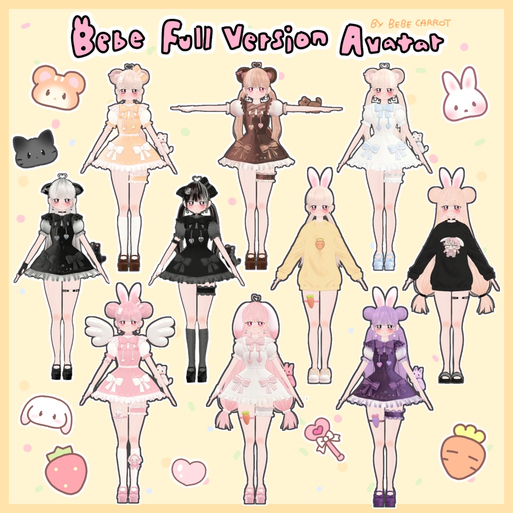 ウサギ BBEBELO Bunny Avatar