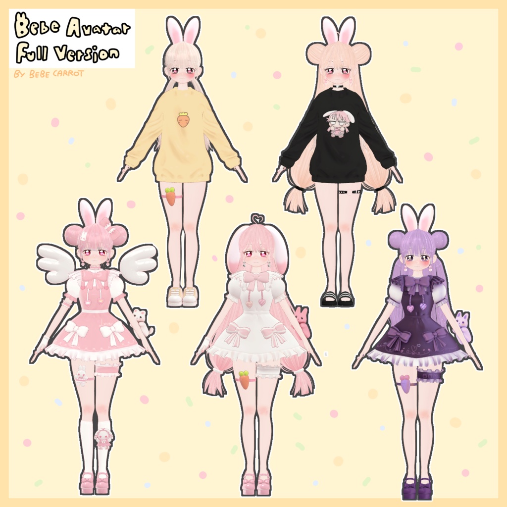 ウサギ BBEBELO Bunny Avatar