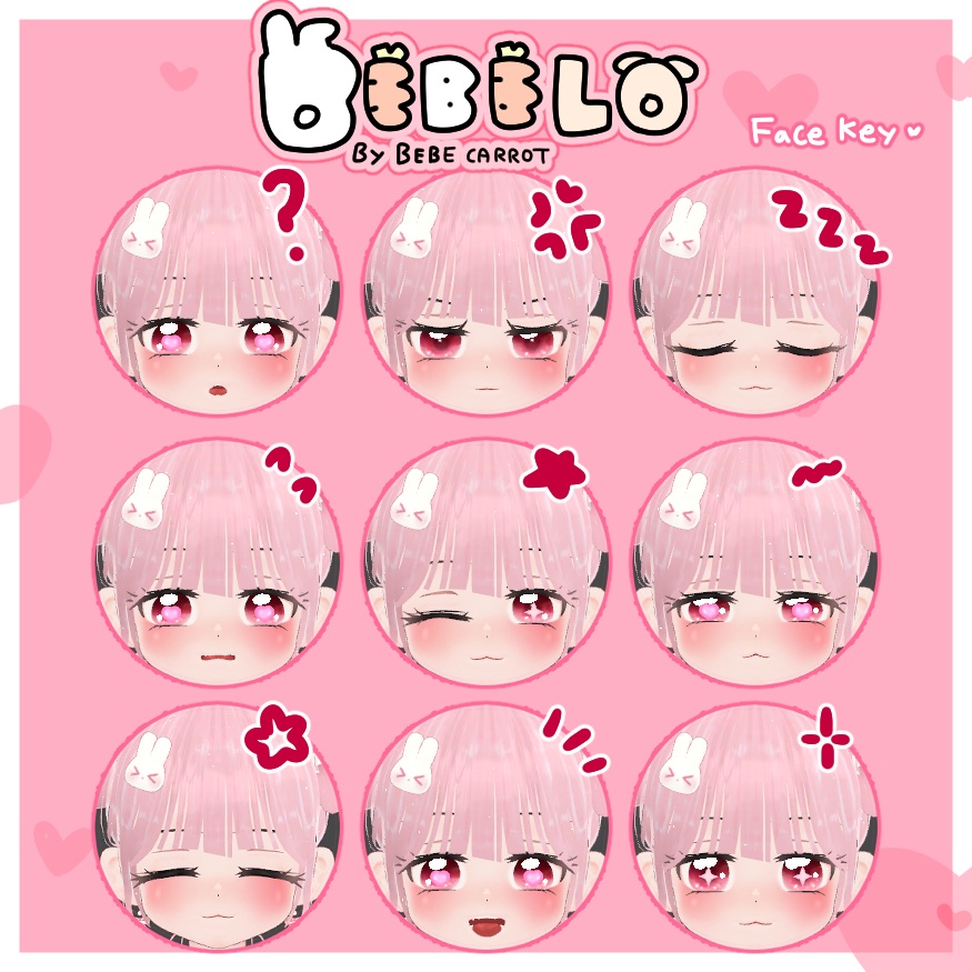 ウサギ BBEBELO Bunny Avatar