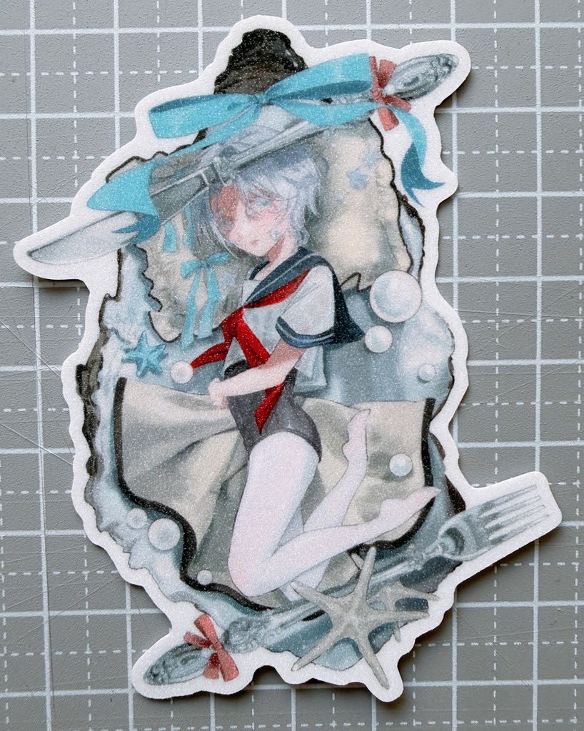 【ステッカー】oyster shell
