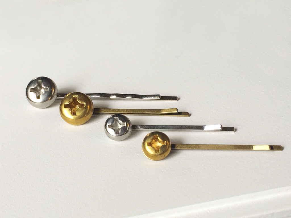 ねじヘアピン1-真鍮