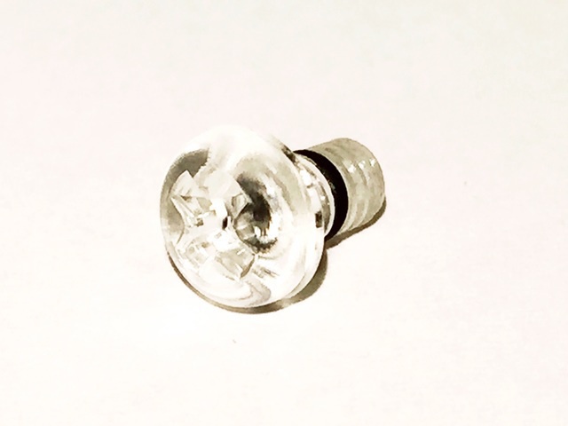 ScrewCapイヤフォンジャックカバーポリカボネート透明