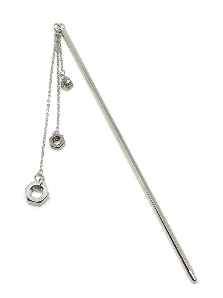 アルミ六角ナットかんざし