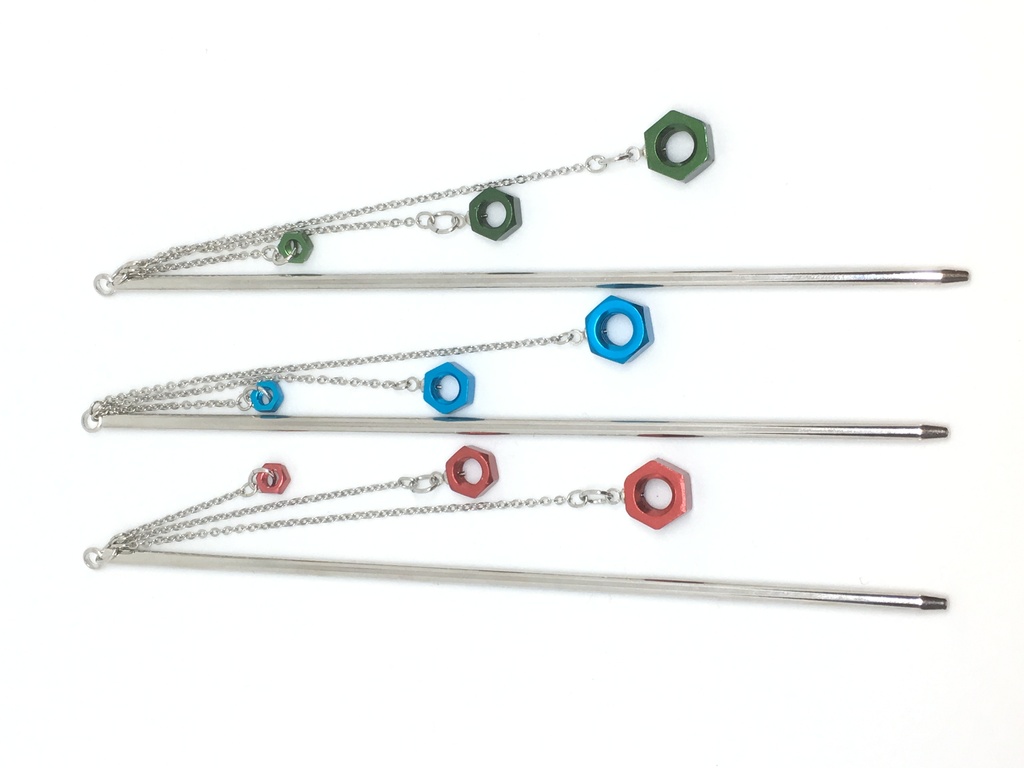 アルミ六角ナットかんざし