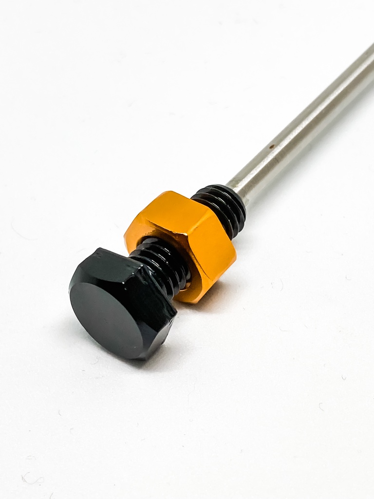 ねじかんざし(ねじ付き)用アルミナット赤色