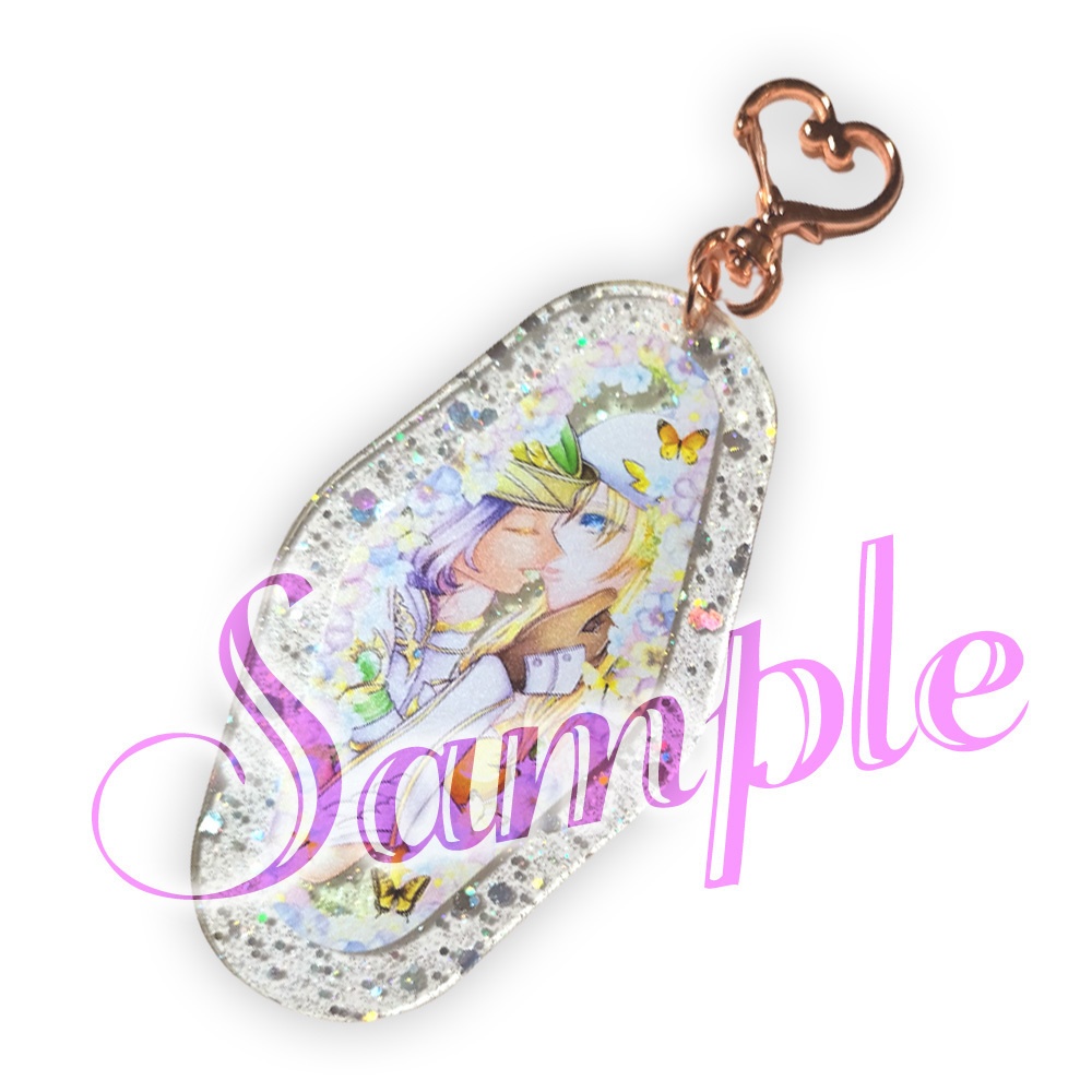 【ホークリ】光3クラスホークリアクキー&缶ミラーセット【聖剣3ToM】