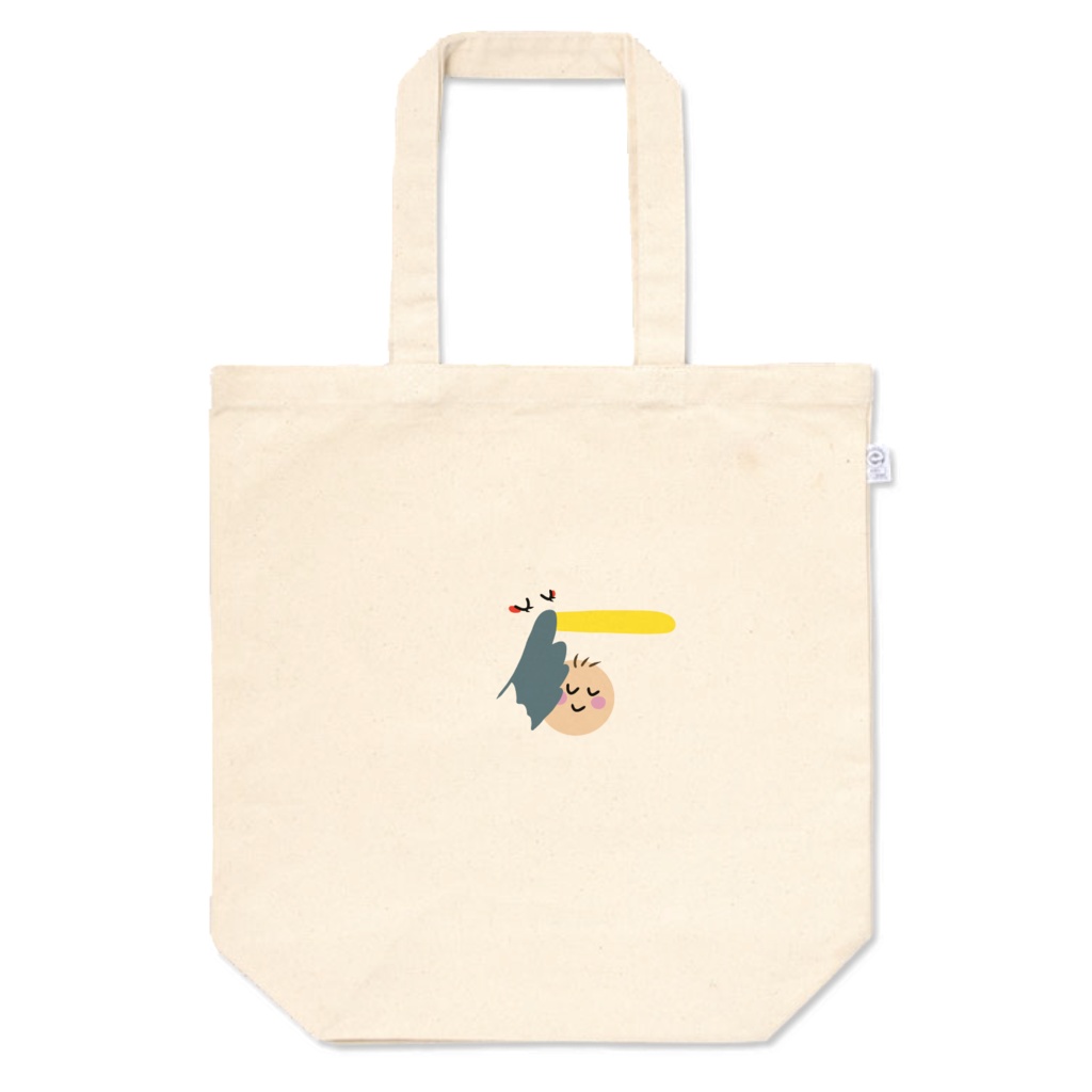 トートバッグM コウノトリShhh