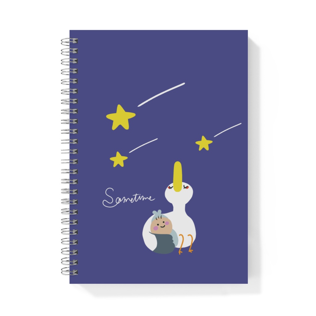 リングノートA5 コウノトリいつか