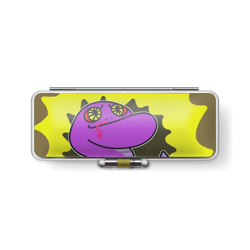 印鑑ケース 紫へび