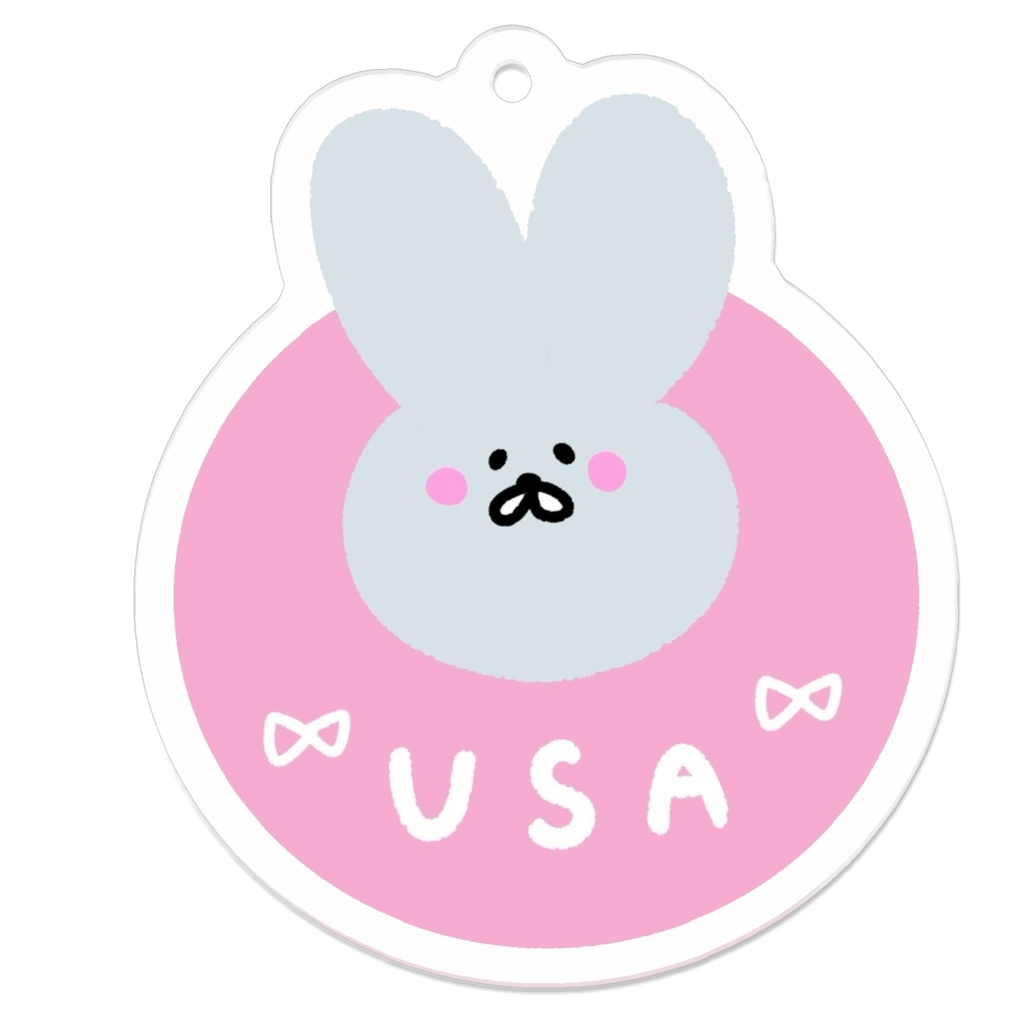 キーホルダー うさ