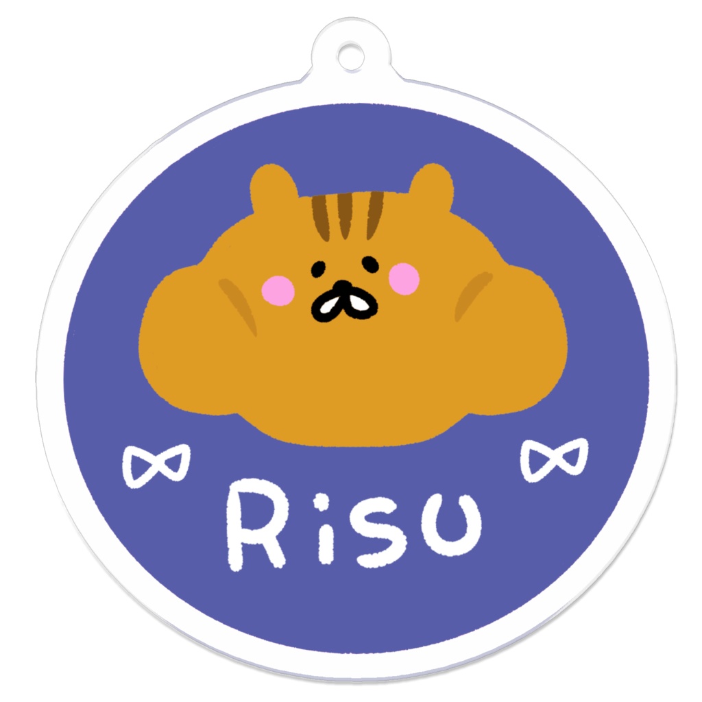 キーホルダー りす