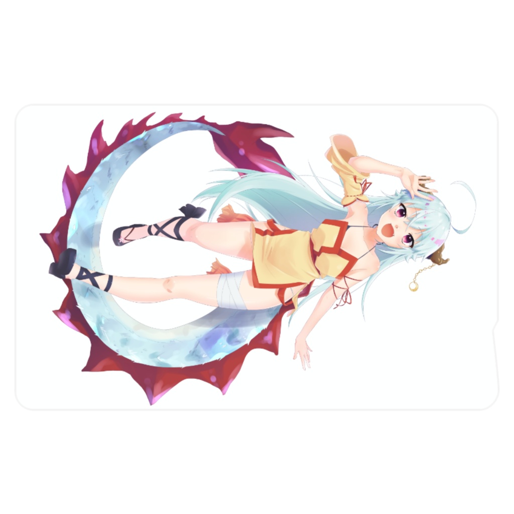 新衣装ハクヤちゃんICカードステッカー