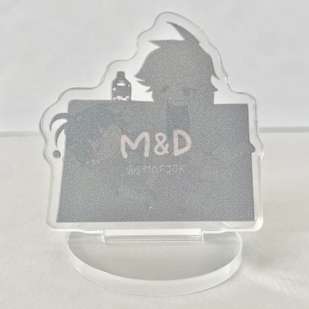 怪しい色と構図のミニアクスタ B6ステッカー