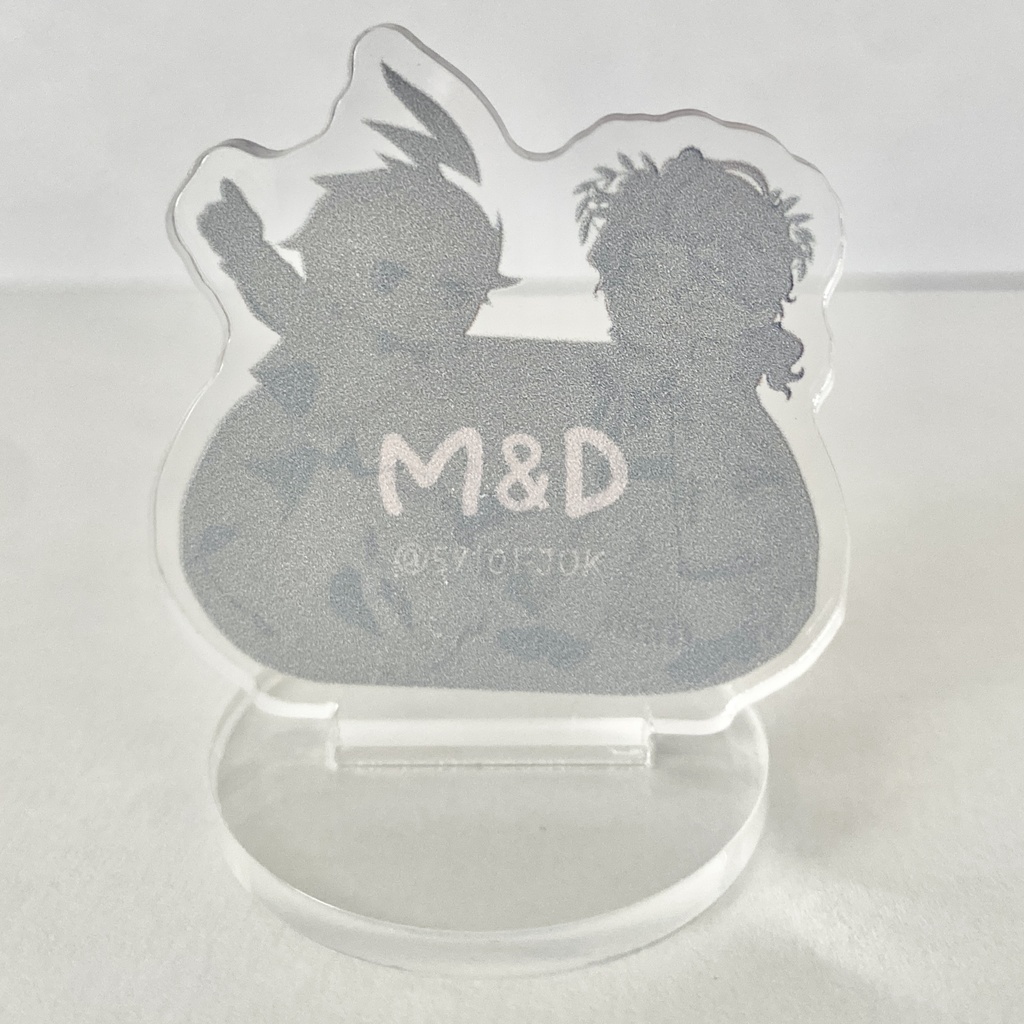 怪しい色と構図のミニアクスタ B6ステッカー