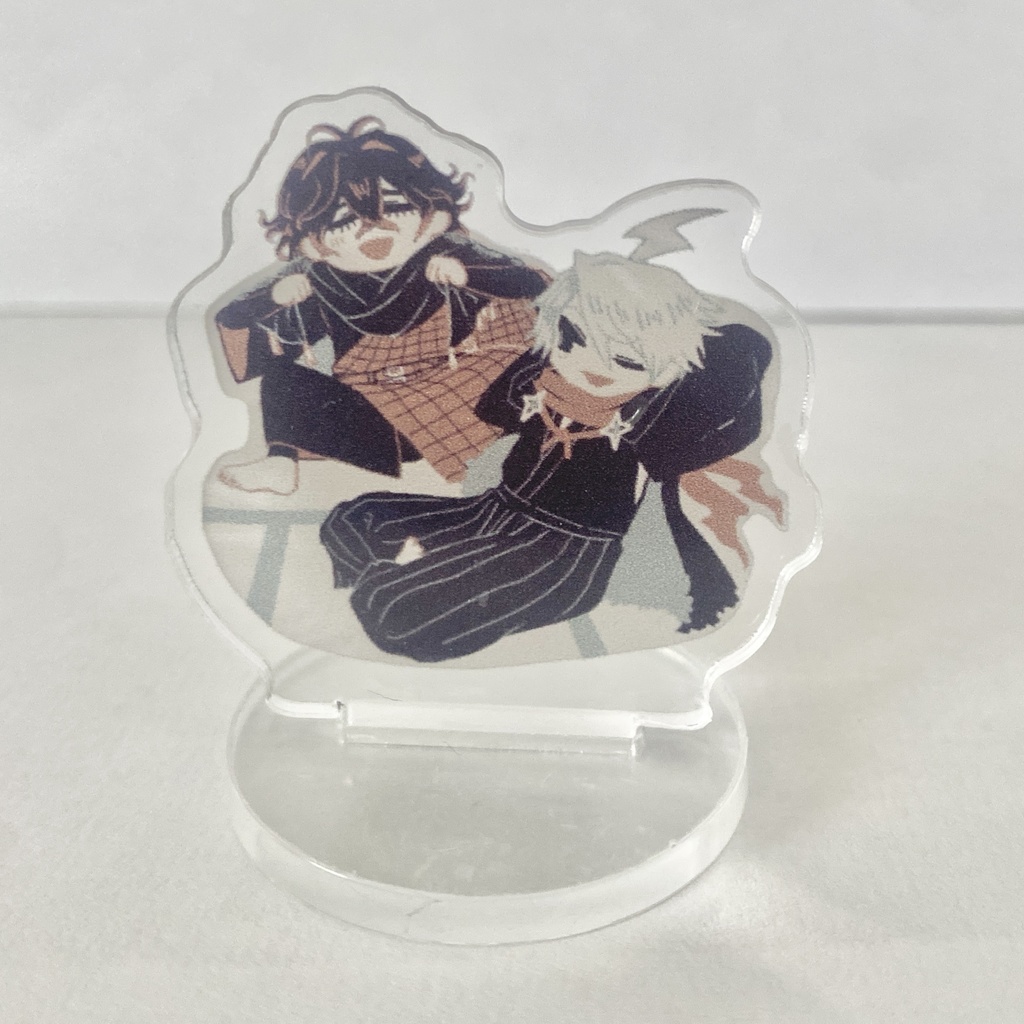 怪しい色と構図のミニアクスタ B6ステッカー