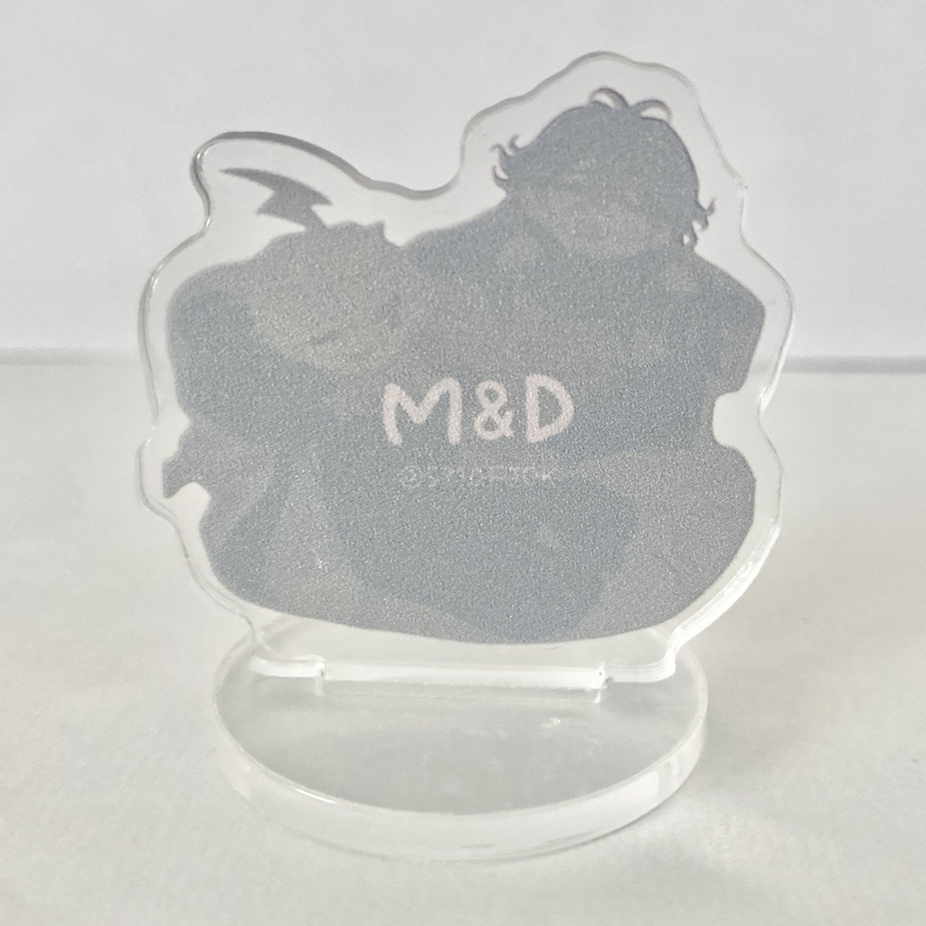 怪しい色と構図のミニアクスタ B6ステッカー