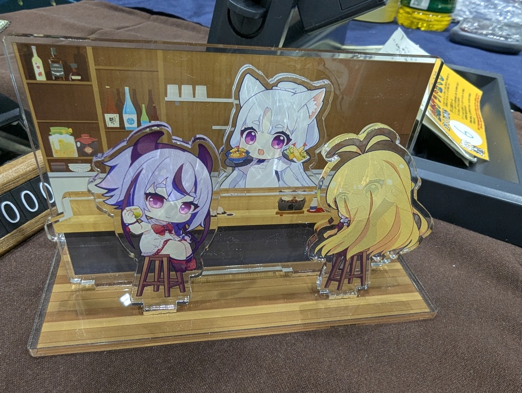 イタコの居酒屋 きつねのしっぽ亭アクリルジオラマ【声音の宴4次会】