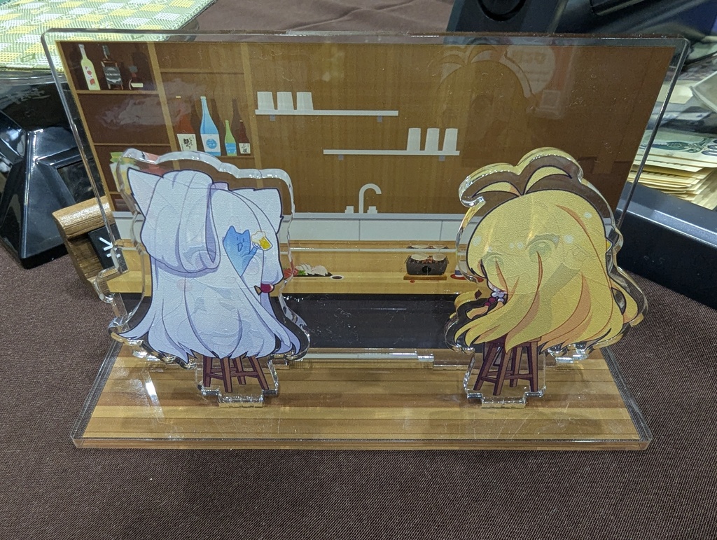 イタコの居酒屋 きつねのしっぽ亭アクリルジオラマ【声音の宴4次会】