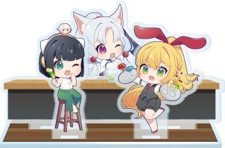 【声音の宴5次会】イタコの居酒屋 きつねのしっぽ亭アクリルスタンド【バニーガールBar編】