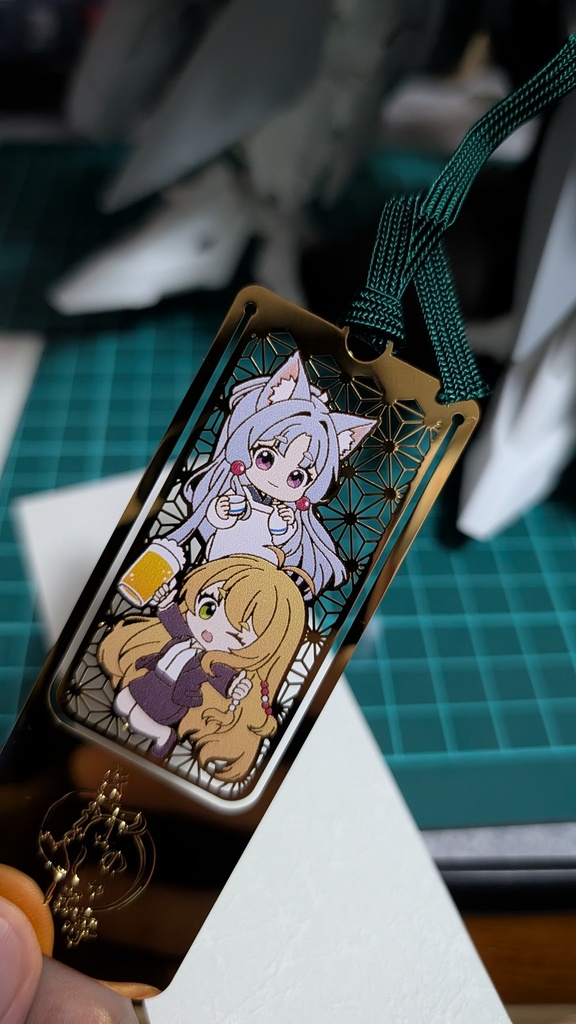 【ずんだぱ~てぃF】きつねのしっぽ亭 金属しおり