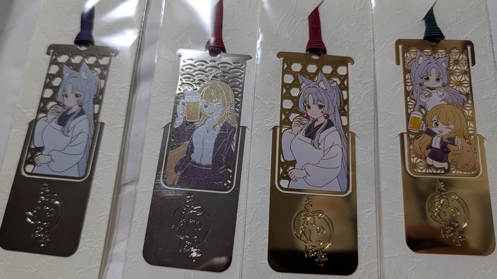 【ずんだぱ~てぃF】きつねのしっぽ亭 金属しおり
