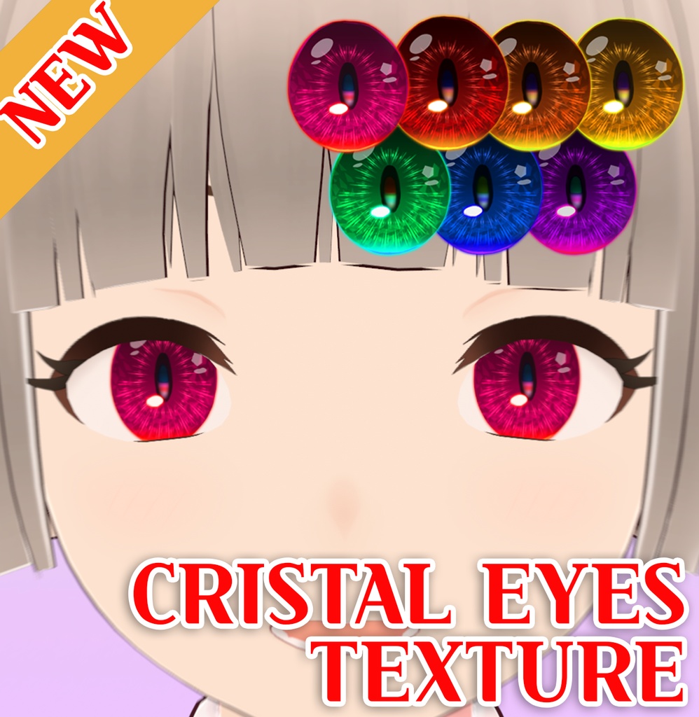 crystal lrises eyes texture