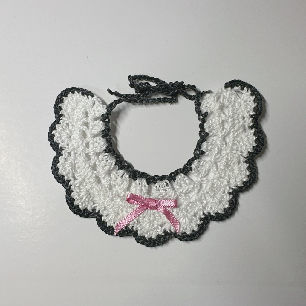 10cm〜15cmぬいぐるみ用リボンケープ〖黒〗