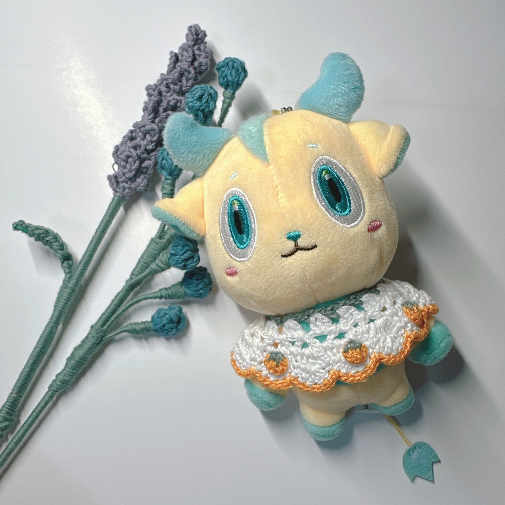 10cm〜15cmぬいぐるみ用みかんのケープ