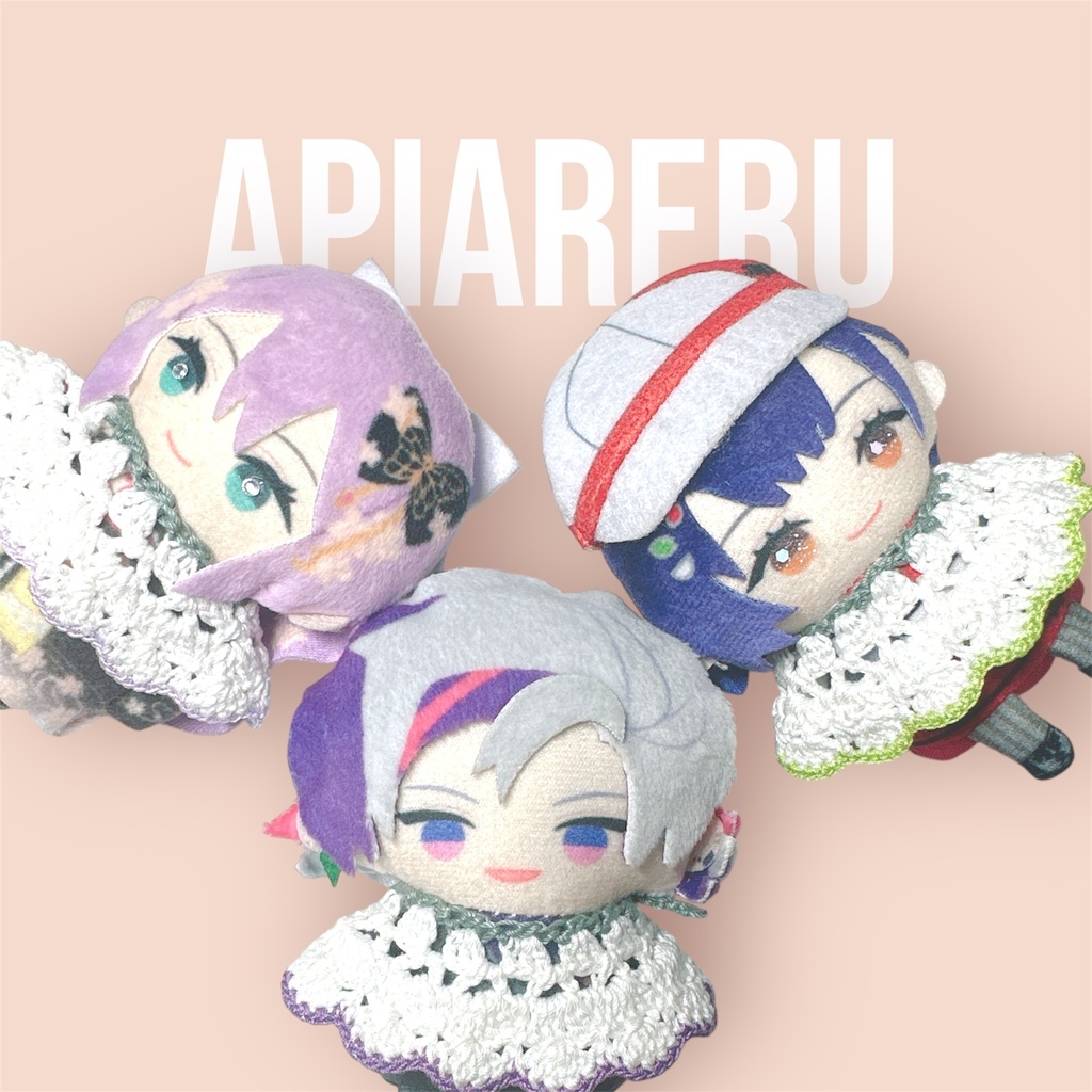 10cm〜16cmぬいぐるみ用のケープ〖紫色〗