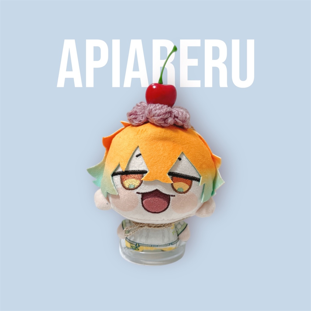 さくらんぼのホイップヘッドドレス(桃)