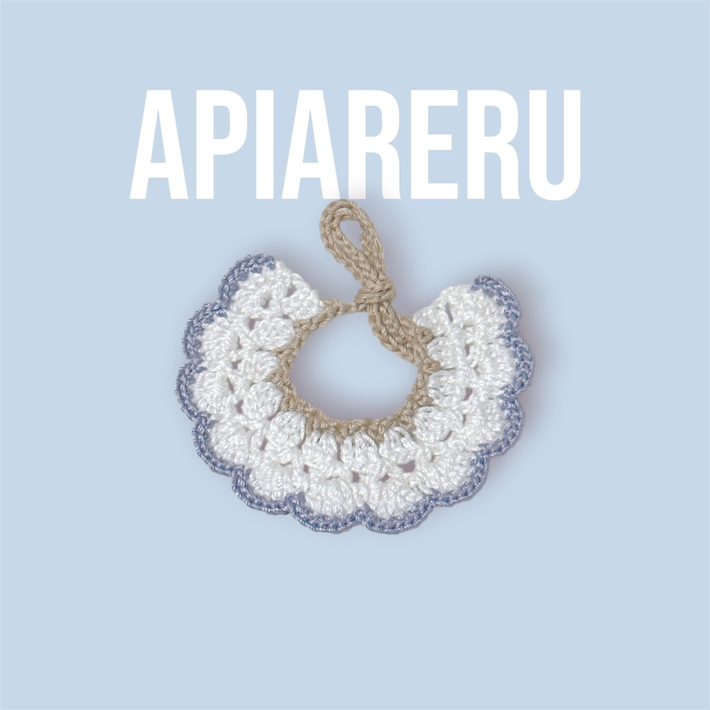 にじぱぺっと用のスタイ〖薄紫色〗