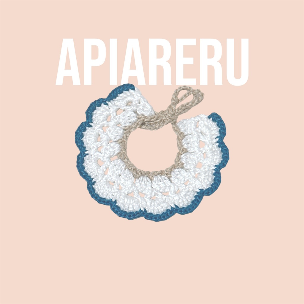 にじぱぺっと用のスタイ〖青色〗