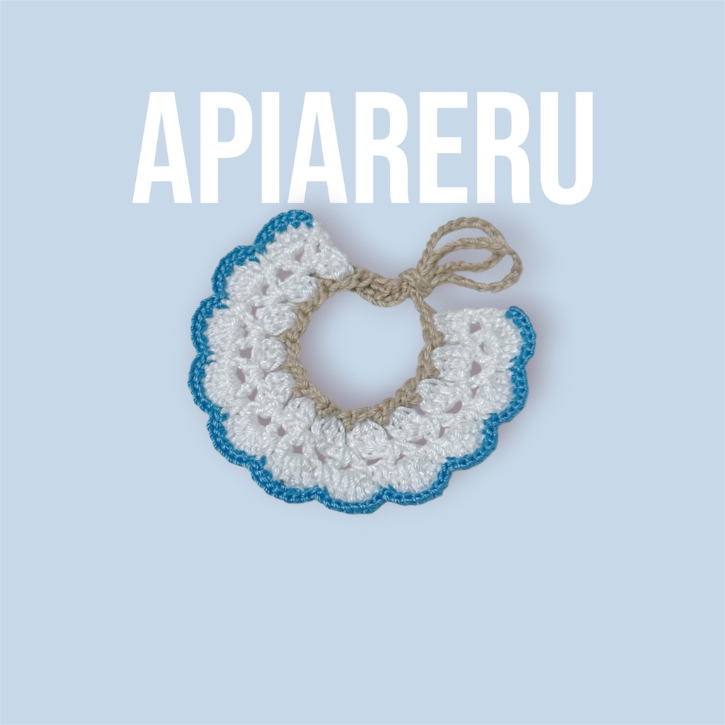 にじぱぺっと用のスタイ〖水色〗