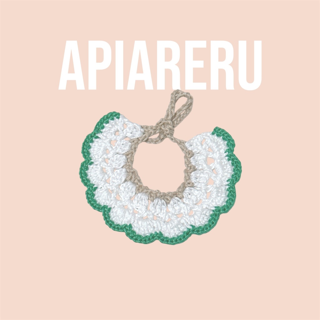 にじぱぺっと用のスタイ〖緑色〗