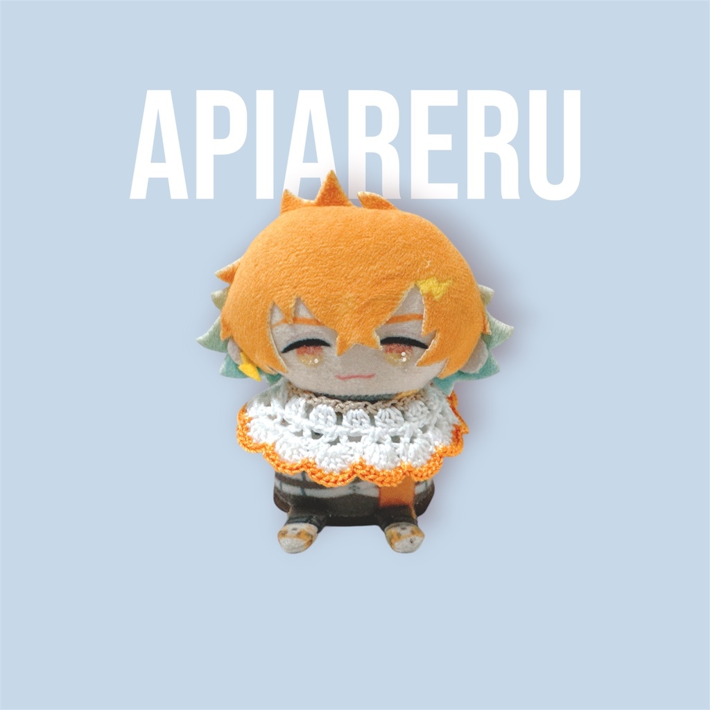 にじぱぺっと用のスタイ〖橙色〗